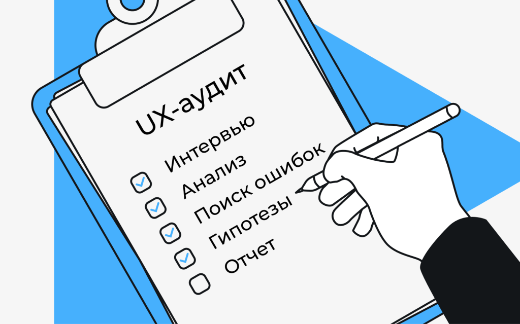 Пример этапов для UX-аудита от aim digital