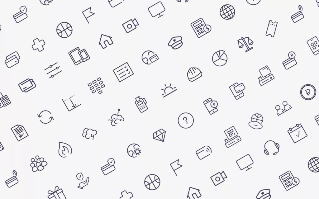 Примеры иконок внутри UI KIT